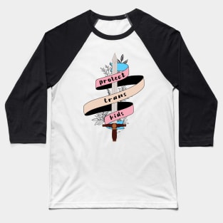 this is my "protect trans kids" blade Baseball T-Shirt